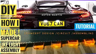 make supercar like light assembly