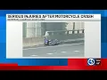 Serious injuries reported in Waterbury I-84 motorcycle crash lanes closed