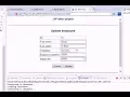 JSF and JDBC eclipse project - Updating an object in a JSF view and saving it into the database