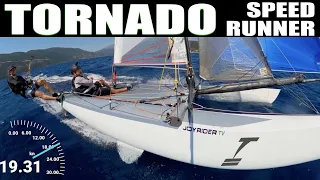 How far in 7 Minutes? TORNADO catamaran