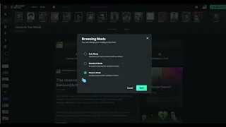 Tutorials with Alex How To Change Browsing Mode on DeviantArt