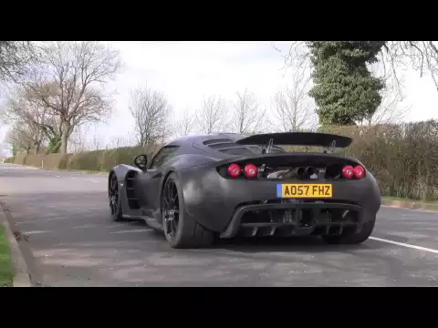 Hennessey Venom GT Prototipi - İngiltere'de Yol Testi