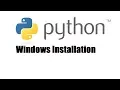 Python Beginner Tutorial Install Python on Windows and Install Packages with pip