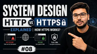 HTTP vs HTTPS Explained How HTTPS Works TLS Handshake System Design Part 08