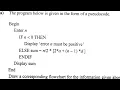 Computer Converting from Pseudocode to Flowchart ECZ math