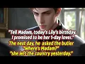 Download Lagu “Tell Madam, today’s Lily’s birthday. I promised to be her one-day lover. I won’t be home.”