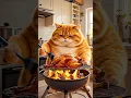 kucing masak sendiri | kucing masak sendiri lucu viral tiktok #shorts