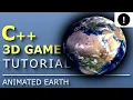 C 3D Game Tutorial 22 Creating 3D Engine - Multi-Layered Animated Earth
