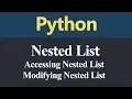 Nested List in Python Hindi