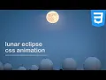 CSS lunar eclipse CSS Animation