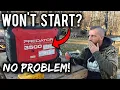 Predator 3500 won t start SOLUTION