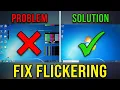 Windows 8 flickering problem Quick solution Regedit