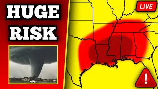 🔴 BREAKING Major Tornado Outbreak Coverage - Violent Tornadoes Possible - With Live Storm Chasers