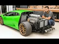 Download Lagu Man Spends $15,000 Building RC Lamborghini with Real V12 Engine | by @CHUANQIENGINE