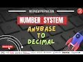 ANY BASE TO DECIMAL CONVERSION