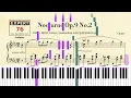 Nocturne Op 9 No 2 Piano Tutorial Sheet PDF