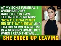 Lagu At my son’s funeral, I overheard my daughter-in-law telling her friends: \