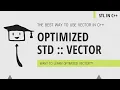 Optimized Way To Use Vector In C
