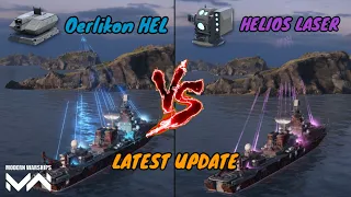 Download Free Oerlikon HEL vs Helios Laser Air Defense Test | Modern Warships MP3