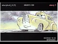Cars Mr Windshield Storyboards from 2002