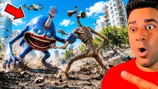 MEU DRONE Filmou O HAND SEA SONIC SHIN e SIREN HEAD NA VIDA REAL! DEU RUIM!?