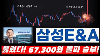 [삼성E&A 주가전망] 급등 후 진짜 승부 시작 추격 전에 이 가격 #삼성e&a #삼성e&a주가 #삼성e&a주가전망