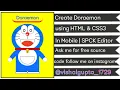 Create Doraemon using CSS only - Coder