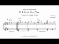 Download Lagu If I Ain't Got You - Pop Song by Alicia Keys - Sheet music transcription