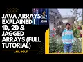 Java Arrays Explained 1D 2D Jagged Arrays Full Tutorial