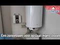Lagu Een zonneboiler voor opslaan eigen stroom