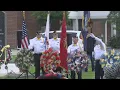 Memorial Day service held at Fountain Memorial in Lafayette