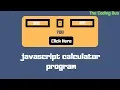 how to make calculator in javascript using function Create app