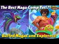 The Best Naga Comp Yet Buffed Nagas and Explorers - Hearthstone Mercenaries Team Comp