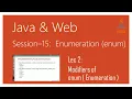 Enumeration enum in Java Modifiers of enum Enumeration in Java