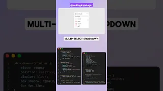 Creating a Multiselect Dropdown with HTML CSS JavaScript
