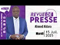 Download Lagu Revue de presse Ahmed Aïdara du Mardi 15 Juillet 2025