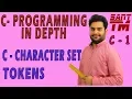 C - Character Set and Tokens