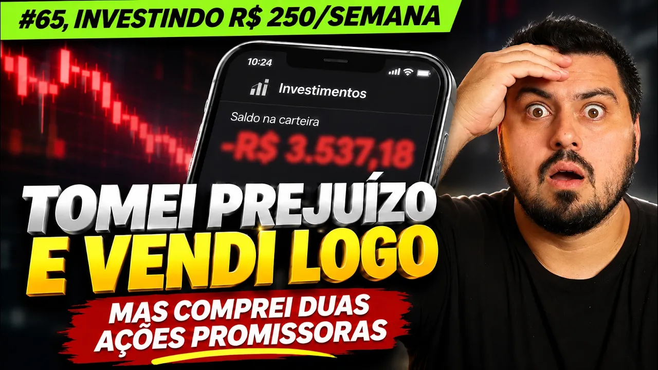 VENDI MINHA PIOR AÇÃO E AGORA TENHO 2 NOVAS OPORTUNIDADES DE INVESTIMENTO!
