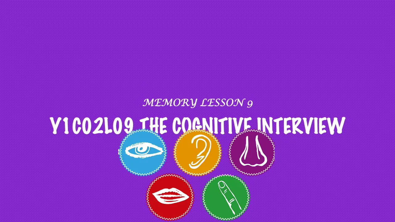 A-Level Psychology (AQA): The Cognitive Interview