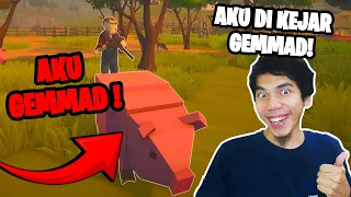 AKU DAN 4 FATHERS JADI SILUMAN HEWAN DI BURU ! NGAKAK