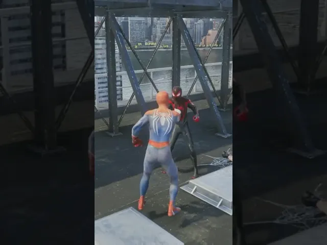 SPIDER-MEN POINTING MEME IN MARVEL’S SPIDER-MAN 2!!!
