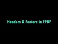 Add Header and Footer to PDF FPDF Python
