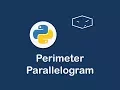 perimeter of parallelogram in python