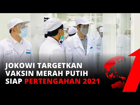 Tinjau Uji Klinis Vaksin Fase III, Jokowi Targetkan Vaksin Merah Putih Selesai Pertengahan 2021