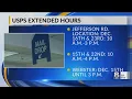 Extended Holiday Hours at USPS