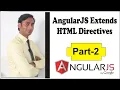 AngularJS Extends HTML Directives Part 2 angularjs tutorial for beginners in sir majid
