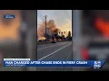 100 MPH CHASE Man charged after pursuit ends in fiery Lancaster County crash hospitalizing 2 p