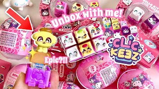 *NEW* unbox the cutest sanrio clickeez with me! 🥹🩷