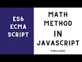 JavaScript Math Methods Tutorial in Hindi Urdu