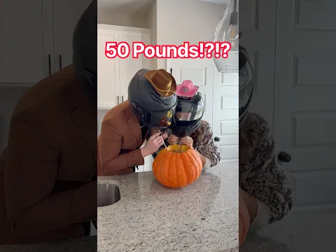 I Made A 50-Pound Pumpkin Spice Latte #bikerboy #diy #couplegoals #pumpkinspicelatte #funny